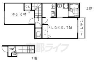 ワイズコート【2階】の間取り