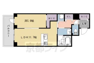 SKY MAISON 京都西院【203号室】の間取り
