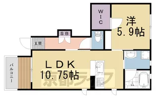 Grand Maison【103号室】の間取り