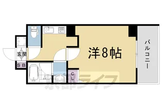ベラジオ京都西院ウエストシティⅢ【3階】の間取り
