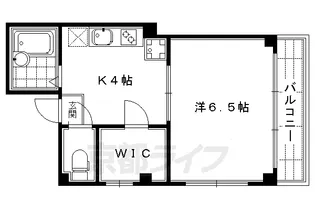 PRIME COURT二条城南【301号室】の間取り