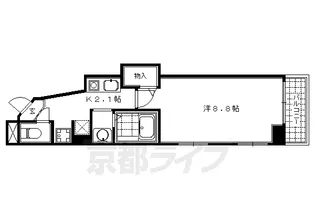 グランジュール綾小路【305号室】の間取り