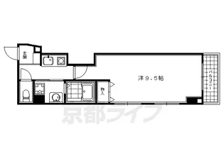 グランジュール綾小路【501号室】の間取り