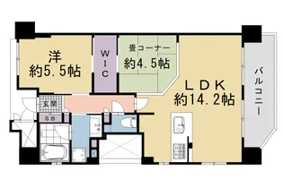 四条烏丸クロスマーク【11階】の間取り