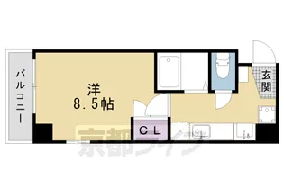 Avenir朱雀【7階】の間取り