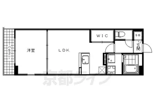 ルミエール西洞院【1階】の間取り