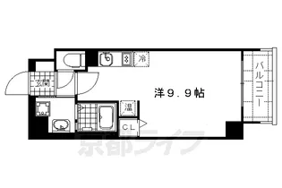 ランブラス室町六角【206号室】の間取り