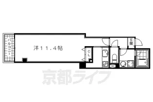 松庵BLDG【203号室】の間取り