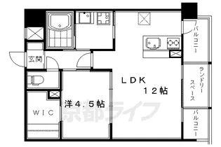 VENT LUXE【401号室】の間取り