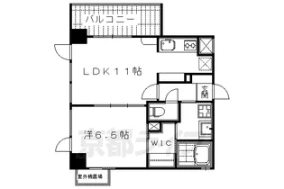 京都府京都市下京区小石町【マンション】の間取り