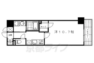 リヴェール綾堀川【211号室】の間取り