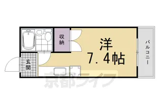 ヴィラージュハイツ【202号室】の間取り