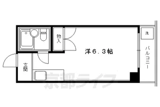 アサヒカレッジハイツ【303号室】の間取り