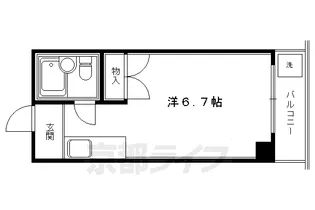 アサヒカレッジハイツ【306号室】の間取り