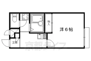 レオパレスFuji【204号室】の間取り