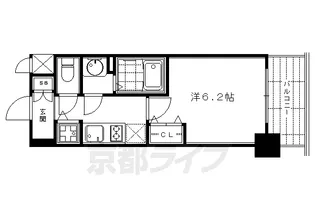京都府京都市中京区油小路通四条上る藤本町【マンション】の間取り