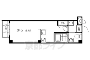 KYOTOHOUSE西洞院【205号室】の間取り