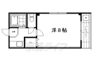 GⅢ林【207号室】の間取り