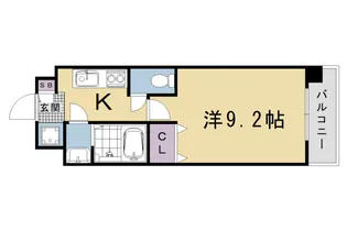 サンシティ烏丸高辻【10階】の間取り