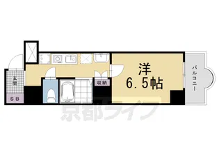 サンシティ烏丸【4階】の間取り