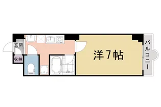 サンシティ烏丸【5階】の間取り