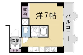 サンシティ烏丸【601号室】の間取り