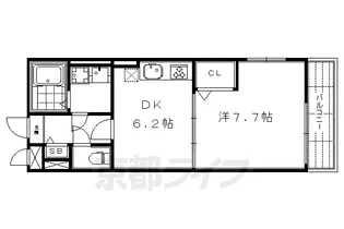 エスポワール 仁【402号室】の間取り