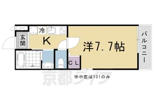 ウィズ大宮通【403号室】の間取り