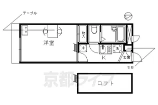 1Kの間取り画像