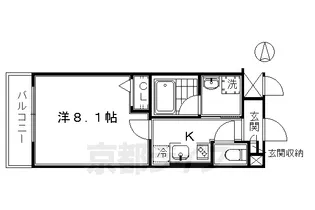 コンセールロワン【306号室】の間取り