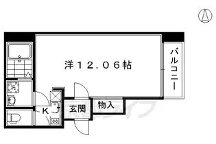 グランシティレジデンス京都駅前【1階】の間取り