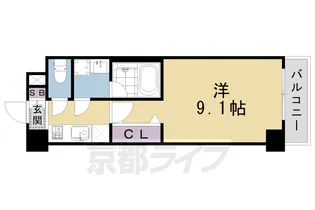 ベラジオ京都洛南グルーブ【8階】の間取り