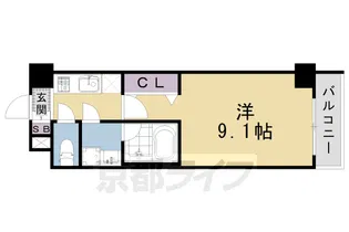 ベラジオ京都洛南グルーブ【2階】の間取り