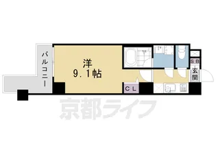 ベラジオ京都洛南グルーブ【6階】の間取り