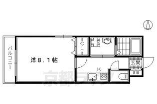 ブランドールO&N【2階】の間取り