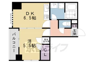 GLANZ七条通【3階】の間取り