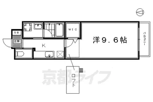 ソレイユ本願寺【302号室】の間取り