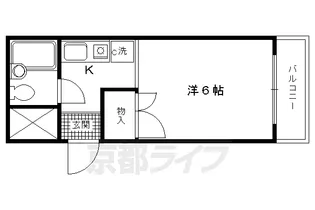 山本マンション【305号室】の間取り