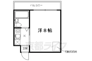 コーポHIRO【306号室】の間取り