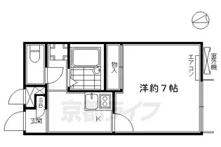 レオパレスイマクマノヒルズ【2階】の間取り