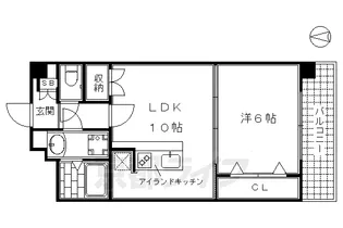 abundance MYUJIN【409号室】の間取り