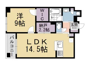 ジオ烏丸五条【5階】の間取り