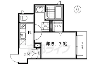 シャーメゾン明石【1階】の間取り