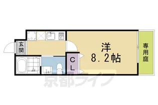 プレシャス六番館【1階】の間取り