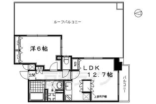 エステムプラザ京都ステーションレジデンシャル【6階】の間取り