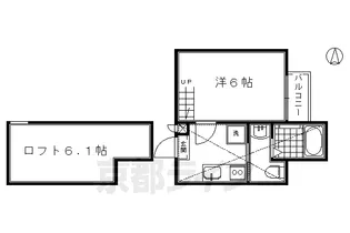 KYOTO HOUSE羅城門【1階】の間取り