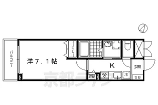 ブライトアイリス【4階】の間取り