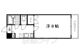サンダ館Ⅱ【202号室】の間取り
