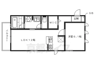エスポワールヴィラ【A101号室】の間取り