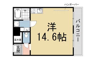 百万遍ハイツ【2階】の間取り